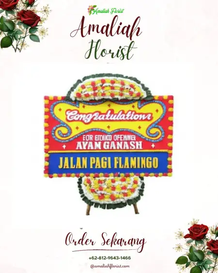 Sewa Papan Bunga Menara Bca